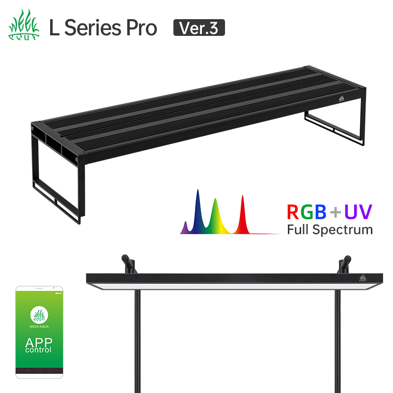 Aquarium Planted Tank Light - WEEK AQUA L-serie APP-bediening Dimmer en