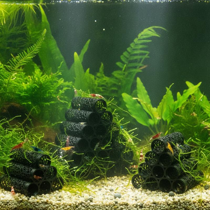 Planted Aquarium For Betta - 3/6/9/10 Stuks 3D Geprinte Vis-Garnalen Schuilplaats