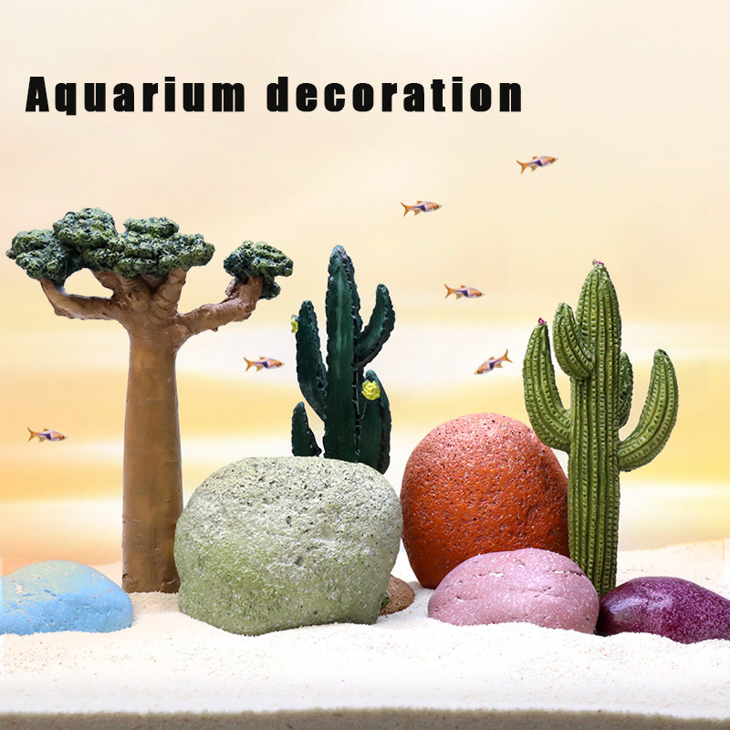 Planted Aquarium Models - Aquarium Decoratie Aquarium Cactus Modellen DIY