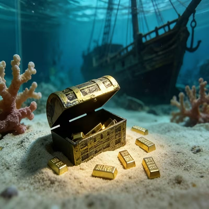 1 set mini-piratenschatkisten  - Planted Aquarium Models recensie en prijs