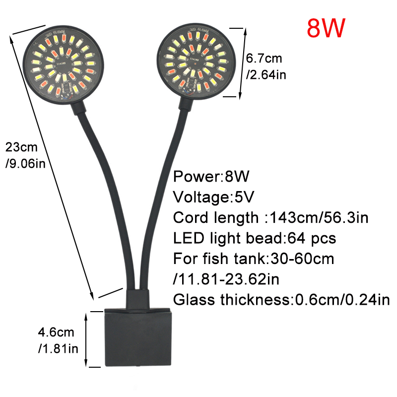 USB Aquarium LED-licht Aquariu - Aquarium Planted Tank Light recensie en prijs