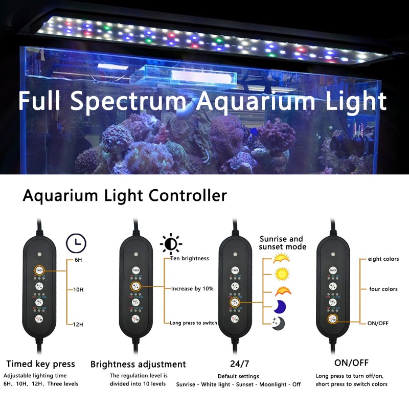 LED-visbaklamp Vol Spectrum Pl - Aquarium Planted Tank Light recensie en prijs