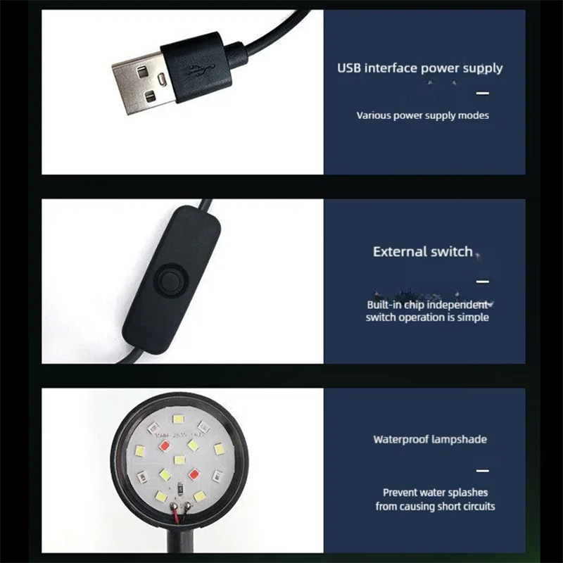 USB LED Aquarium Clip Lamp Hog - Aquarium Planted Tank Light recensie en prijs