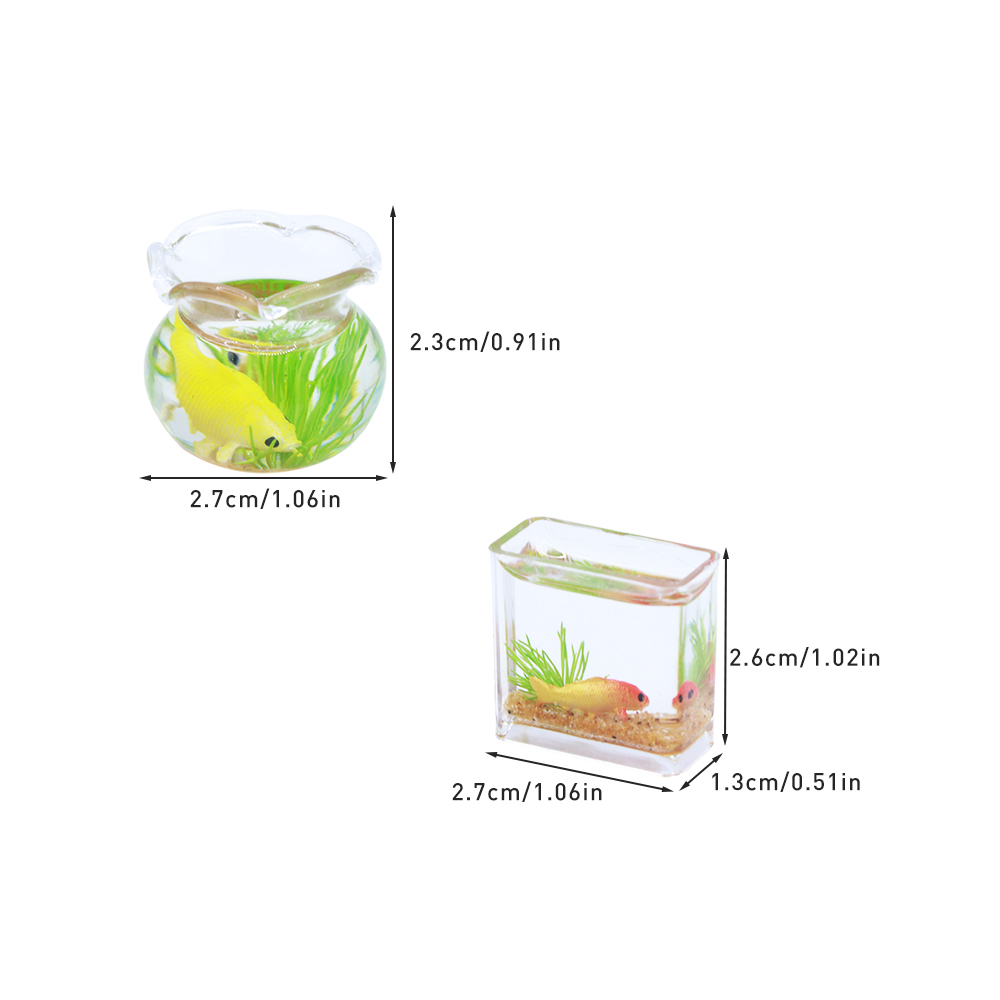 1Pc 1:12 Mini Poppenhuis Simul - Planted Aquarium Models recensie en prijs