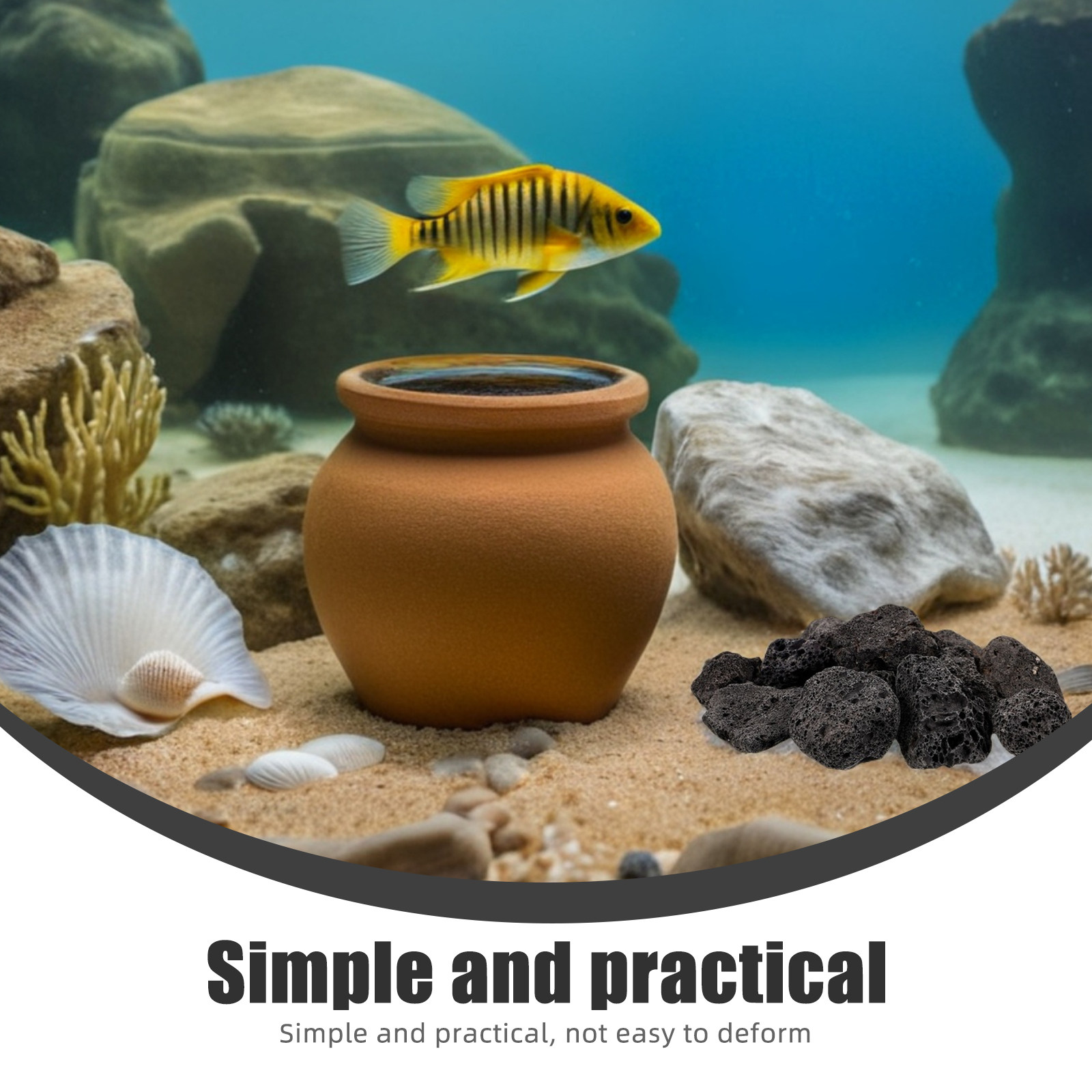 1Pack Natuurlijke vulkanische  - Planted Aquarium With Fish recensie en prijs