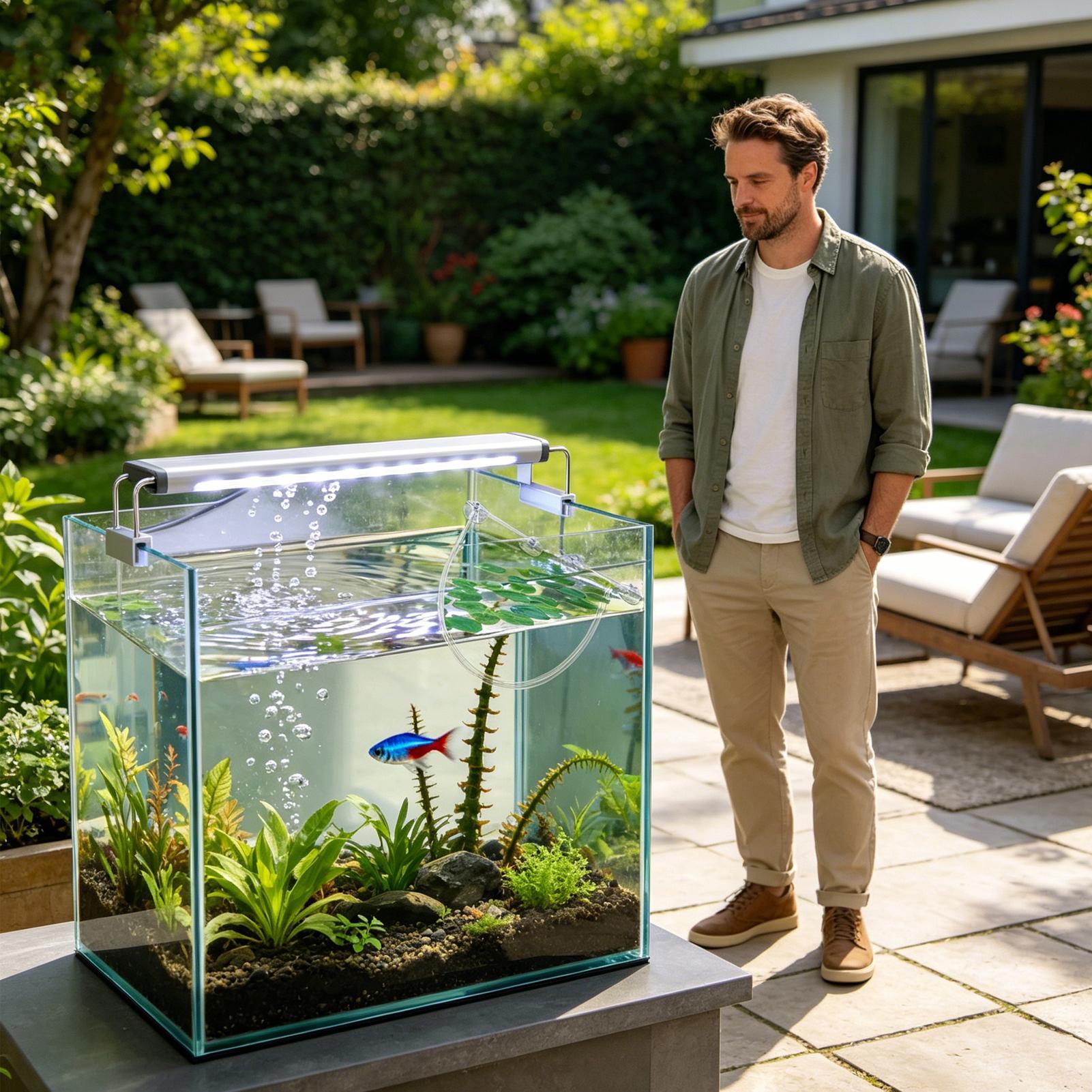 Aquarium drijvende plantenbarr - Planted Aquarium For Betta recensie en prijs