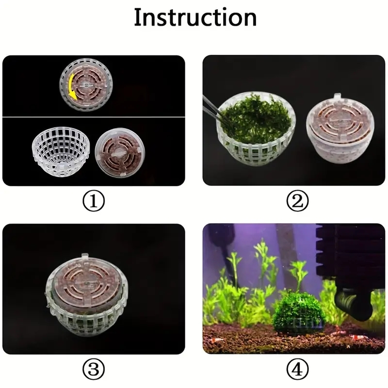 2 st Aquarium Mos Bal Houder,  - Planted Aquarium Models recensie en prijs